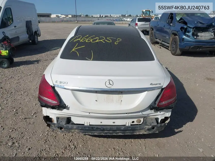 2018 MERCEDES C-KLASSE VIN 55SWF4KB0JU240763 — фото 17