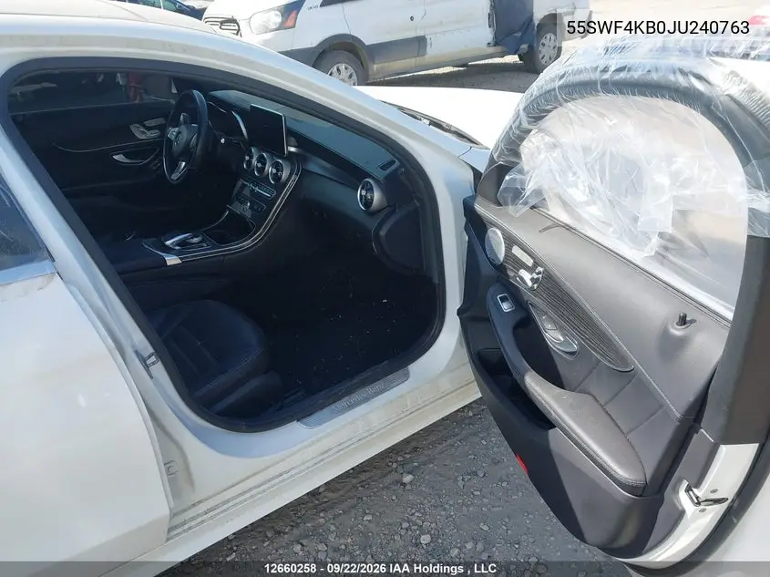 2018 MERCEDES C-KLASSE VIN 55SWF4KB0JU240763 — фото 5