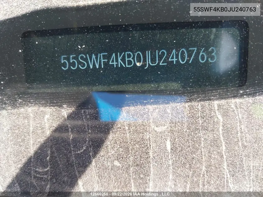 2018 MERCEDES C-KLASSE VIN 55SWF4KB0JU240763 — фото 9