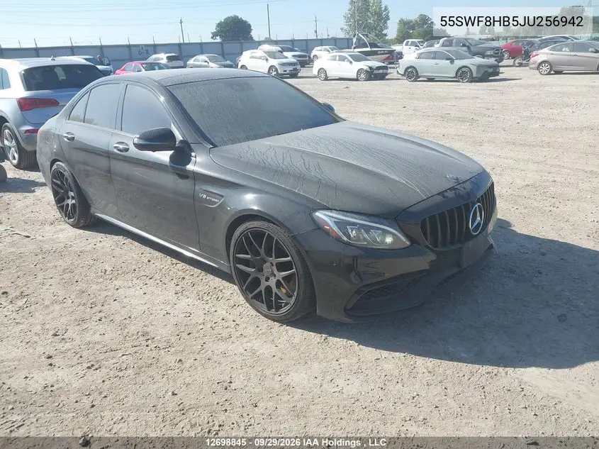 MERCEDES C-KLASSE 2018, VIN 55SWF8HB5JU256942