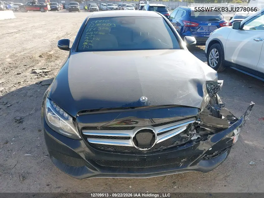 2018 MERCEDES C-KLASSE VIN 55SWF4KB3JU278066 — фото 12