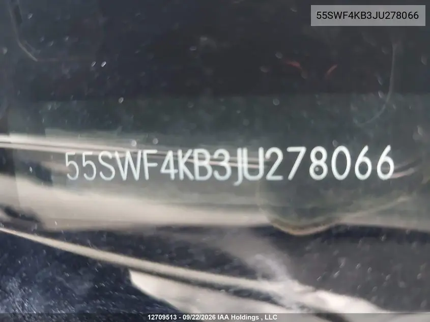 2018 MERCEDES C-KLASSE VIN 55SWF4KB3JU278066 — фото 17
