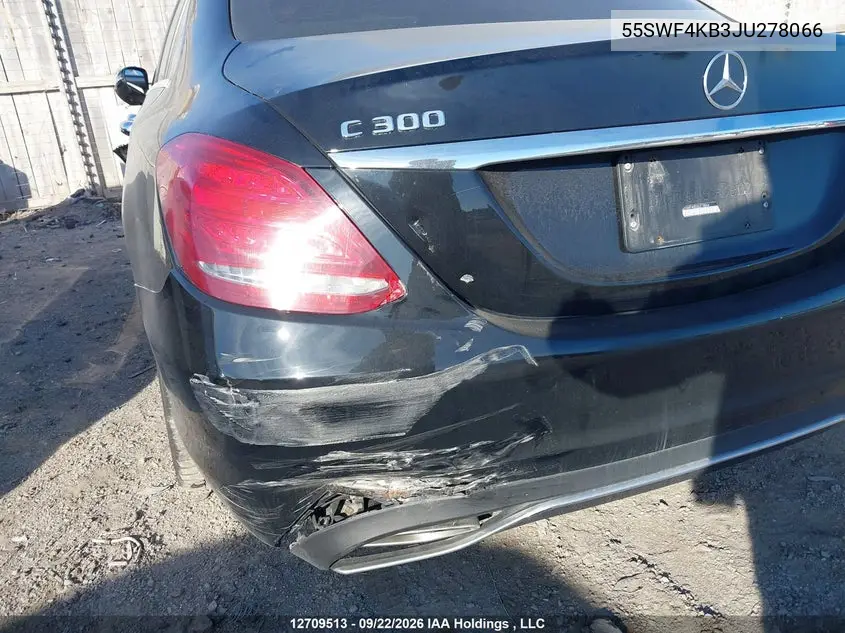 2018 MERCEDES C-KLASSE VIN 55SWF4KB3JU278066 — фото 18