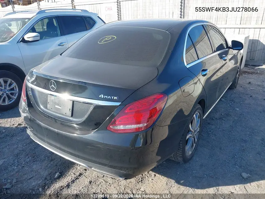 2018 MERCEDES C-KLASSE VIN 55SWF4KB3JU278066 — фото 4