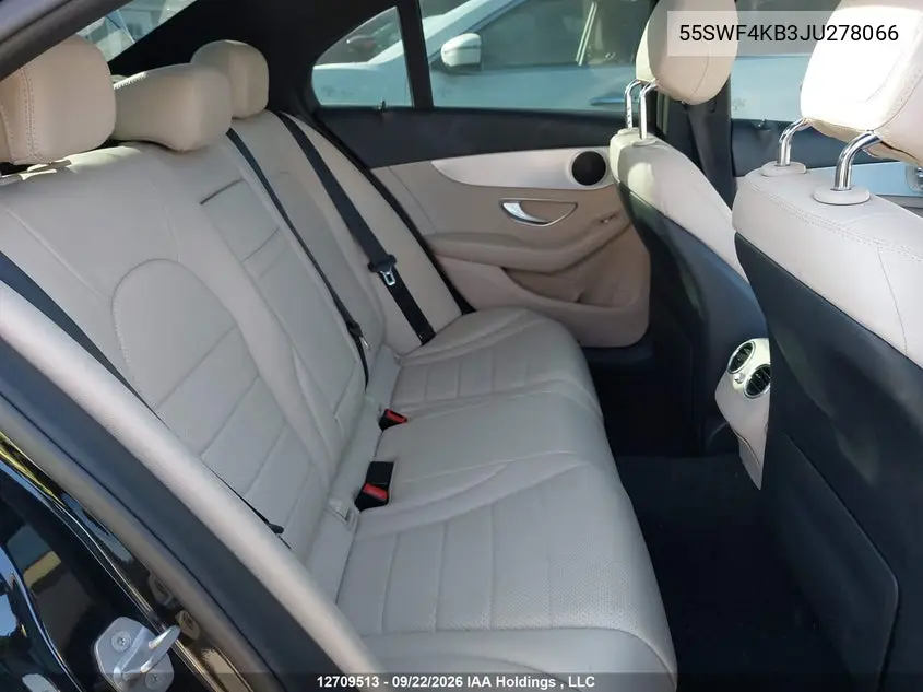 2018 MERCEDES C-KLASSE VIN 55SWF4KB3JU278066 — фото 8
