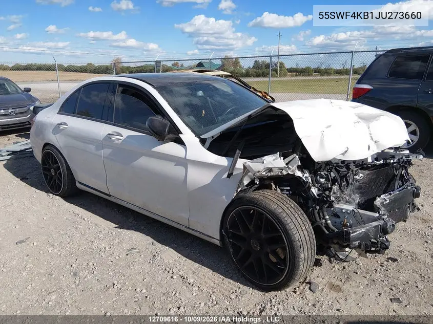 2018 MERCEDES C-KLASSE VIN 55SWF4KB1JU273660 — фото 12