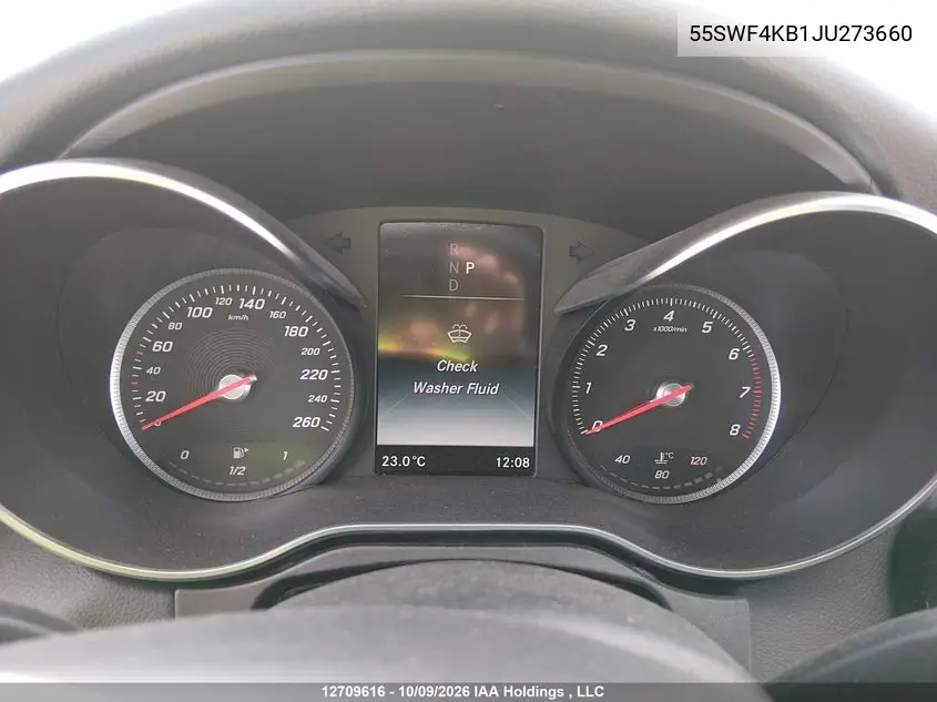 2018 MERCEDES C-KLASSE VIN 55SWF4KB1JU273660 — фото 7