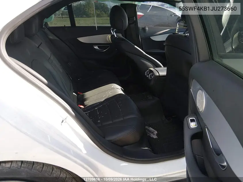 2018 MERCEDES C-KLASSE VIN 55SWF4KB1JU273660 — фото 8