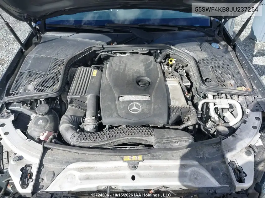 2018 MERCEDES C-KLASSE VIN 55SWF4KB8JU237254 — фото 10