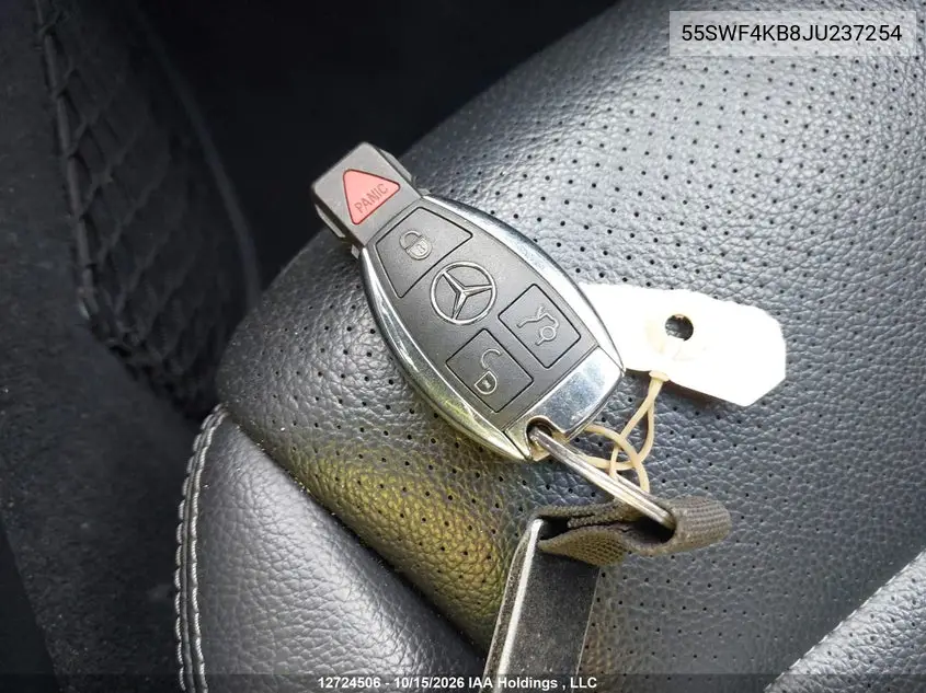 2018 MERCEDES C-KLASSE VIN 55SWF4KB8JU237254 — фото 11