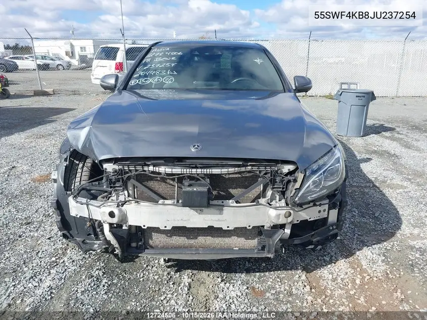 2018 MERCEDES C-KLASSE VIN 55SWF4KB8JU237254 — фото 13