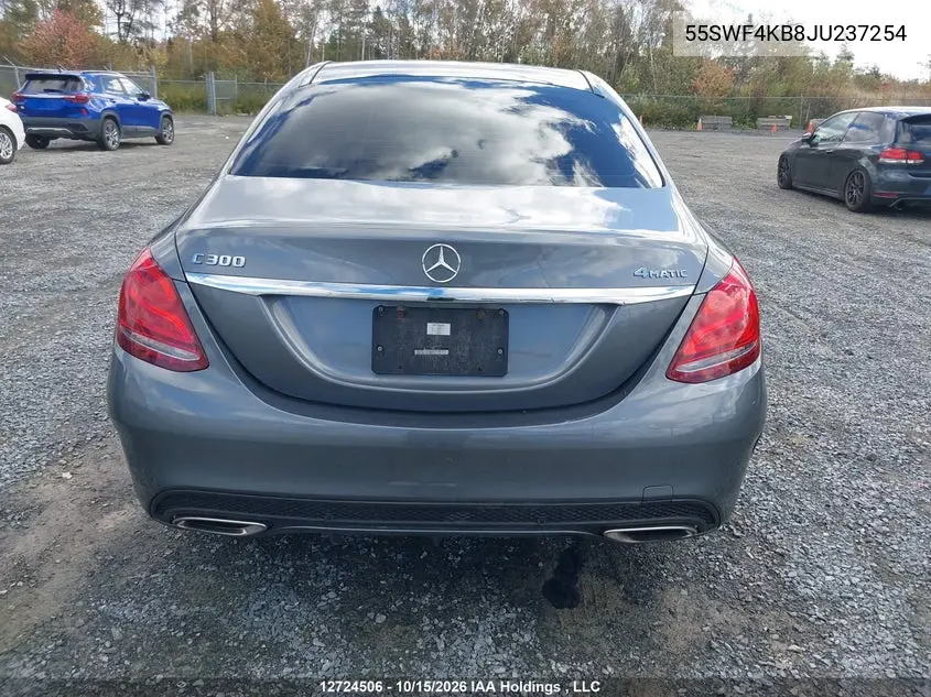 2018 MERCEDES C-KLASSE VIN 55SWF4KB8JU237254 — фото 17