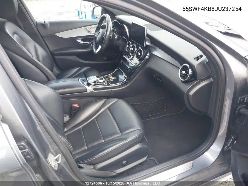 2018 MERCEDES C-KLASSE VIN 55SWF4KB8JU237254 — фото 5