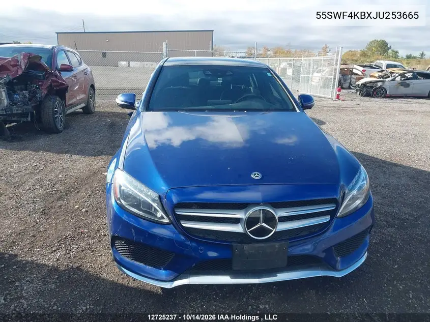 2018 MERCEDES C-KLASSE VIN 55SWF4KBXJU253665 — фото 13