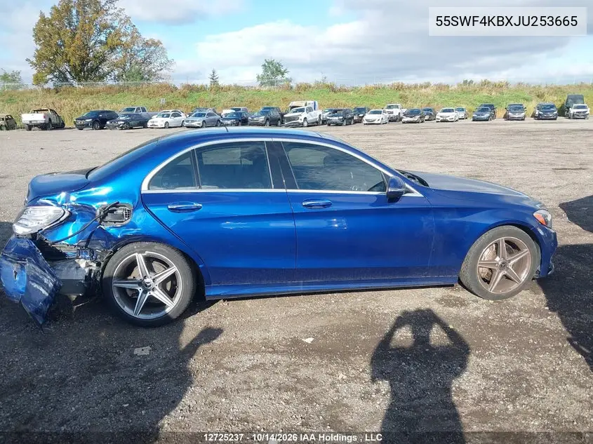 2018 MERCEDES C-KLASSE VIN 55SWF4KBXJU253665 — фото 14