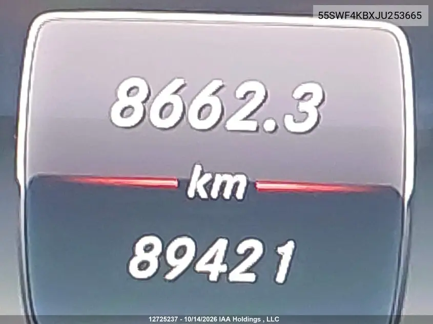 2018 MERCEDES C-KLASSE VIN 55SWF4KBXJU253665 — фото 16