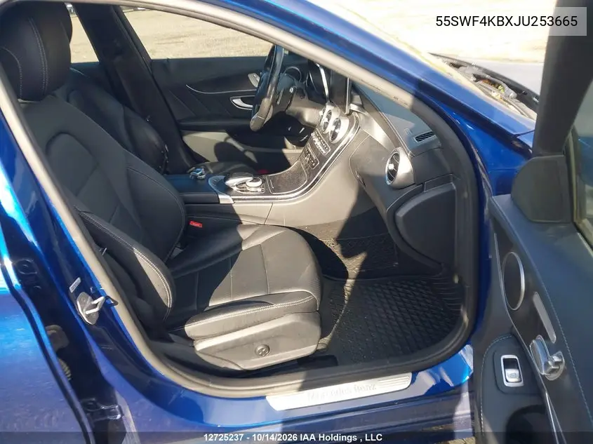 2018 MERCEDES C-KLASSE VIN 55SWF4KBXJU253665 — фото 5