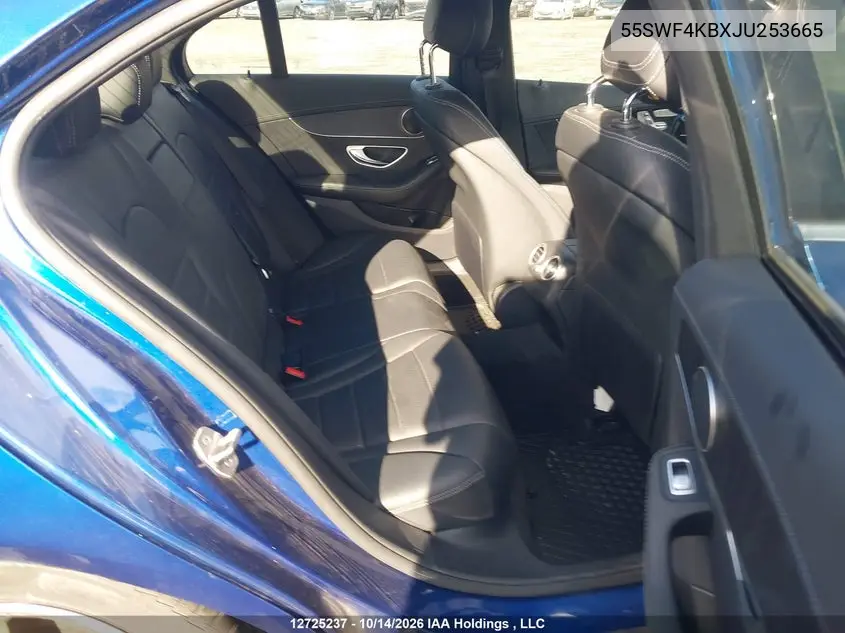 2018 MERCEDES C-KLASSE VIN 55SWF4KBXJU253665 — фото 8