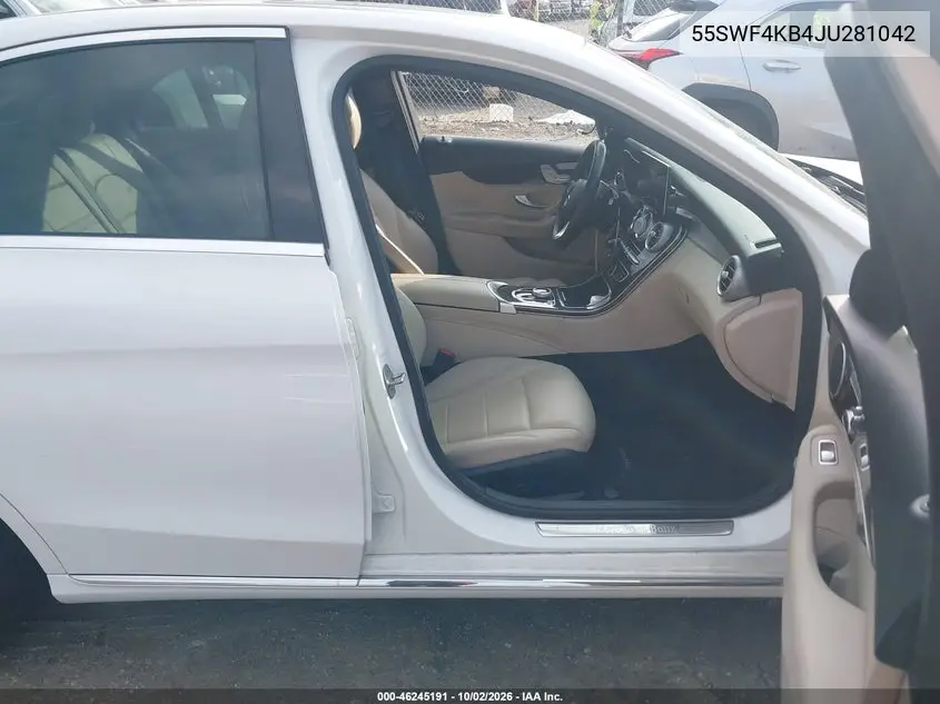 2018 MERCEDES C-KLASSE VIN 55SWF4KB4JU281042 — фото 5
