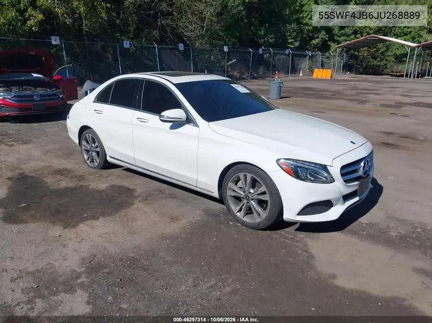 MERCEDES C-KLASSE 2018, VIN 55SWF4JB6JU268889