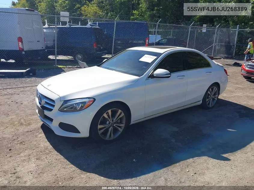 2018 MERCEDES C-KLASSE VIN 55SWF4JB6JU268889 — фото 2