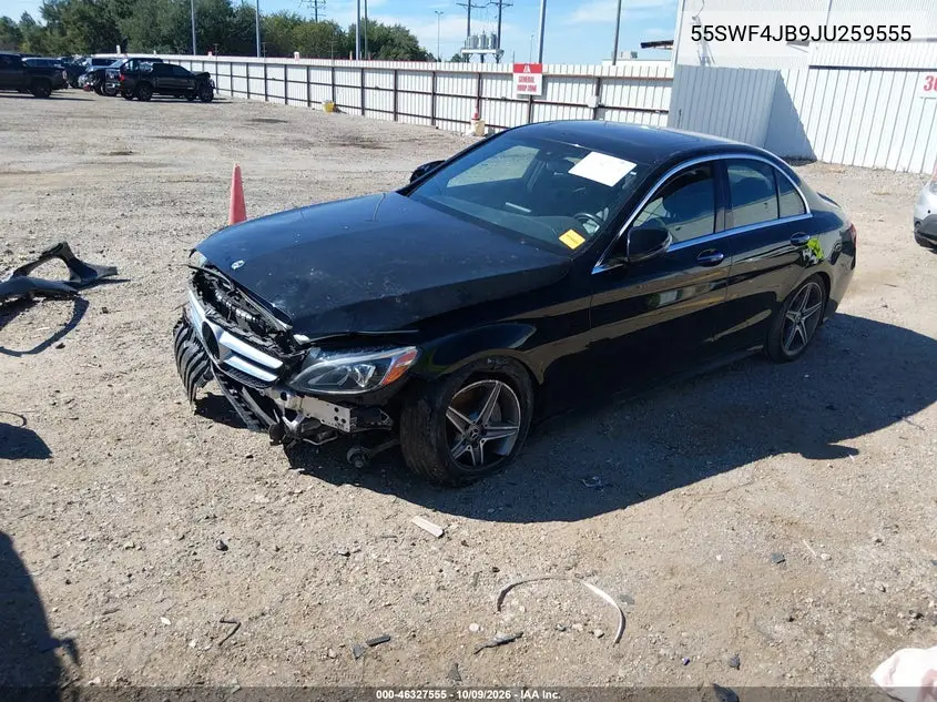 2018 MERCEDES C-KLASSE VIN 55SWF4JB9JU259555 — фото 2
