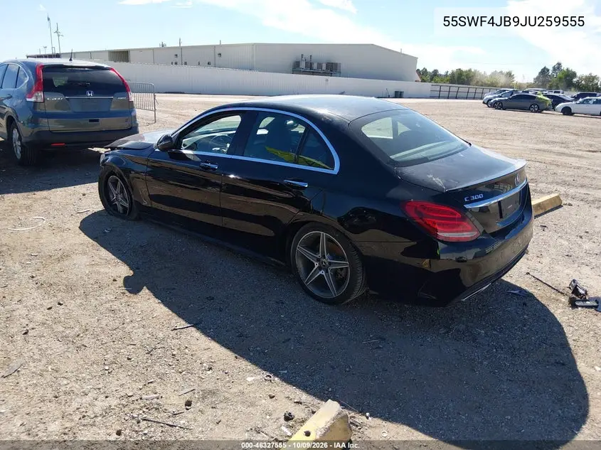 2018 MERCEDES C-KLASSE VIN 55SWF4JB9JU259555 — фото 3
