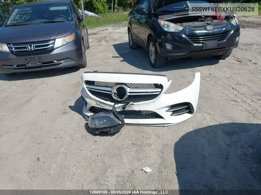 2019 MERCEDES C-KLASSE VIN 55SWF6EBXKU320628 — фото 12