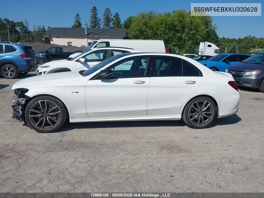 2019 MERCEDES C-KLASSE VIN 55SWF6EBXKU320628 — фото 15