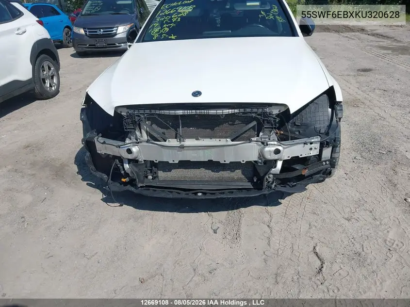 2019 MERCEDES C-KLASSE VIN 55SWF6EBXKU320628 — фото 6