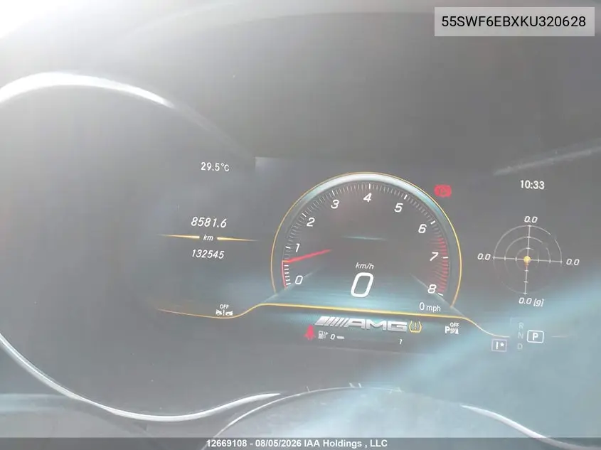 2019 MERCEDES C-KLASSE VIN 55SWF6EBXKU320628 — фото 7
