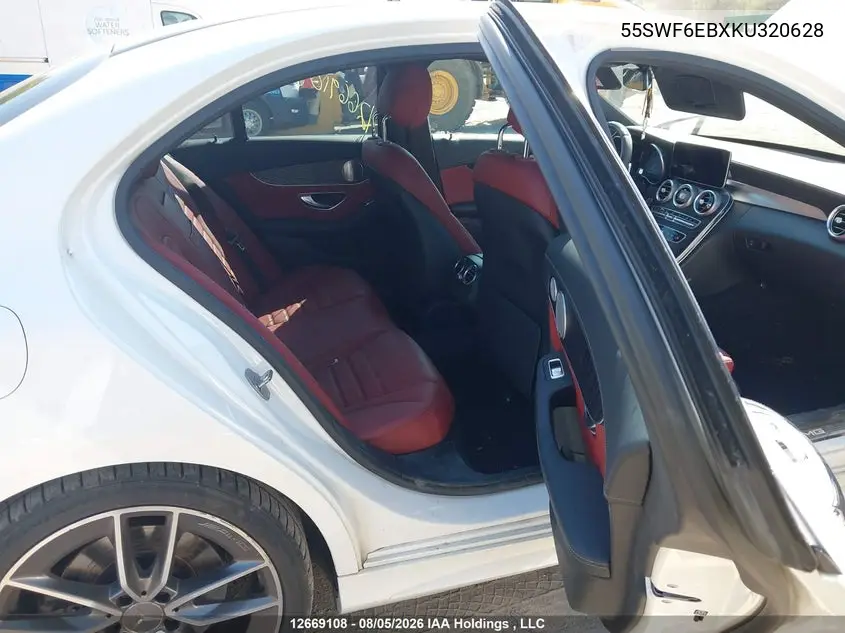 2019 MERCEDES C-KLASSE VIN 55SWF6EBXKU320628 — фото 8