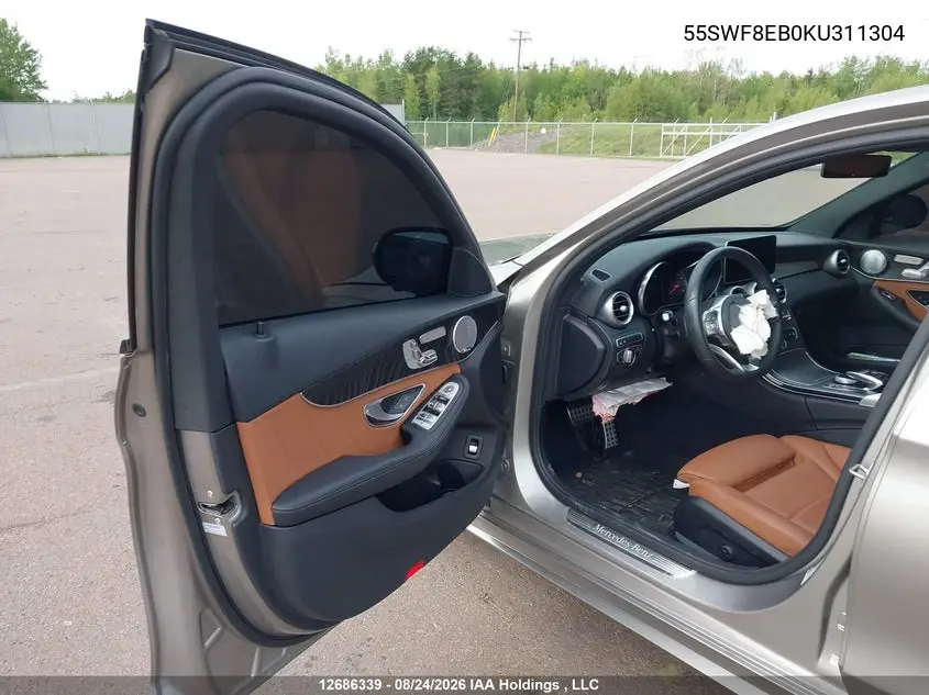 2019 MERCEDES C-KLASSE VIN 55SWF8EB0KU311304 — фото 19