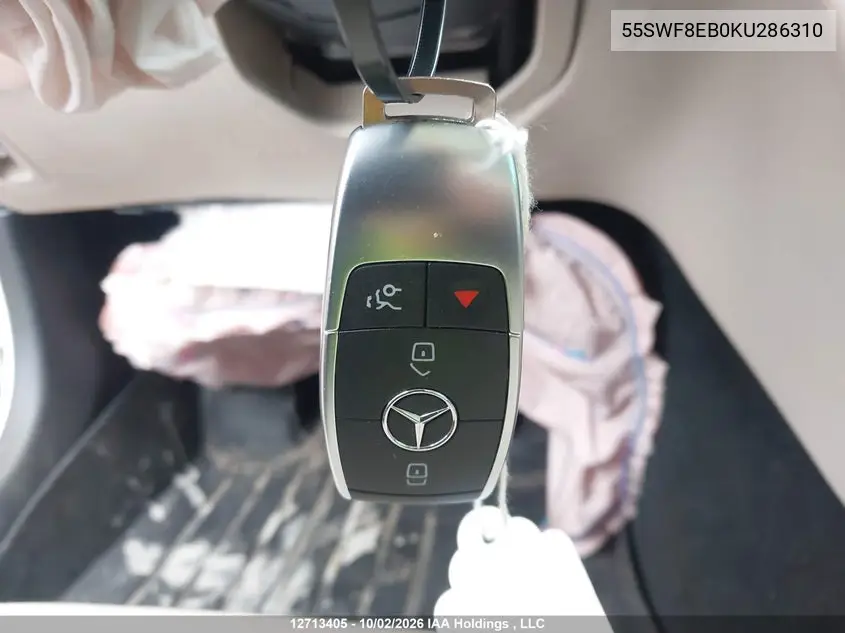 2019 MERCEDES C-KLASSE VIN 55SWF8EB0KU286310 — фото 11