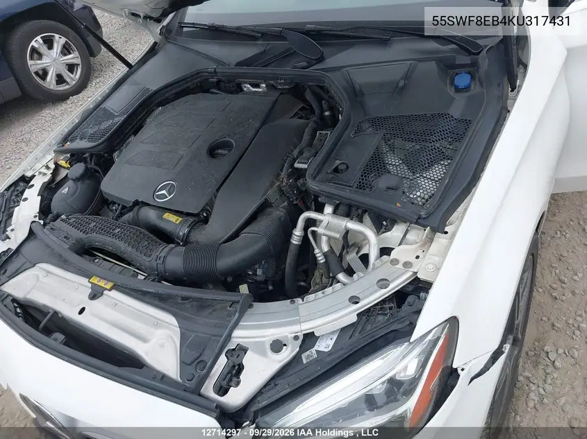 2019 MERCEDES C-KLASSE VIN 55SWF8EB4KU317431 — фото 10