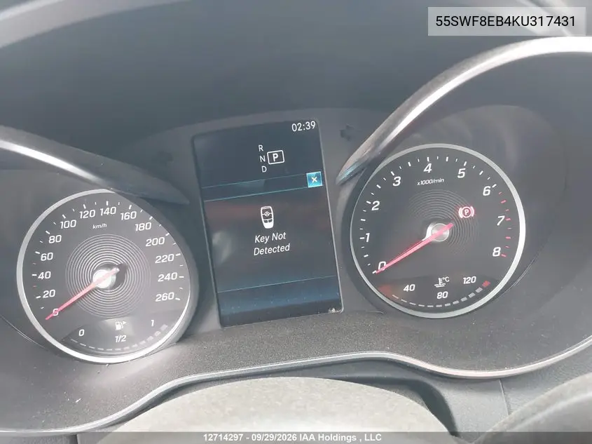 2019 MERCEDES C-KLASSE VIN 55SWF8EB4KU317431 — фото 15