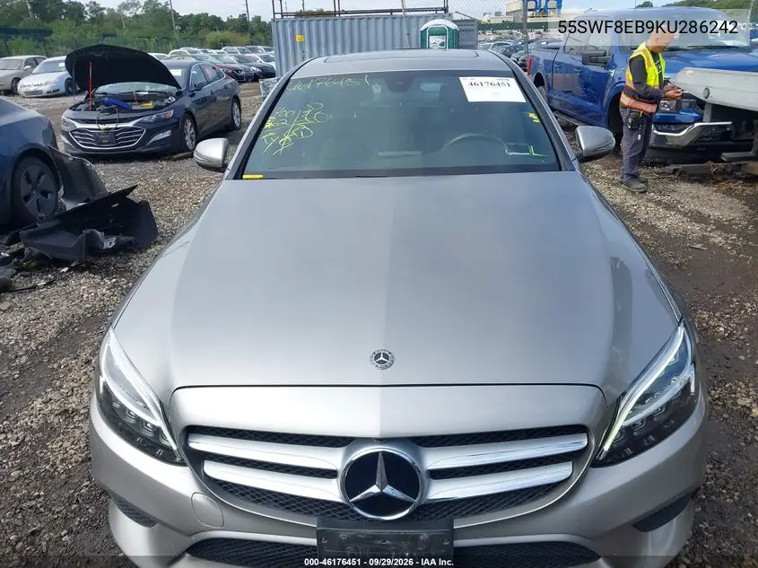 2019 MERCEDES C-KLASSE VIN 55SWF8EB9KU286242 — фото 12