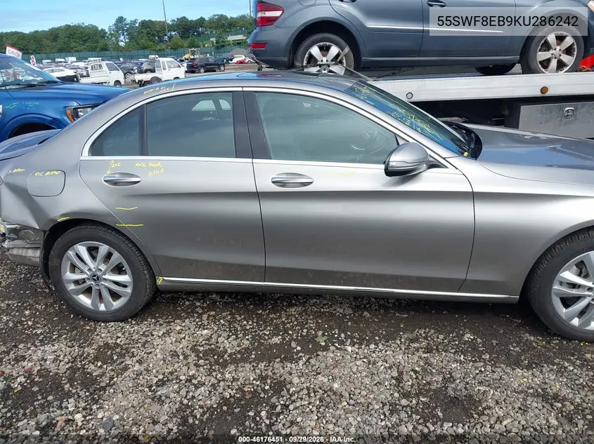 2019 MERCEDES C-KLASSE VIN 55SWF8EB9KU286242 — фото 13