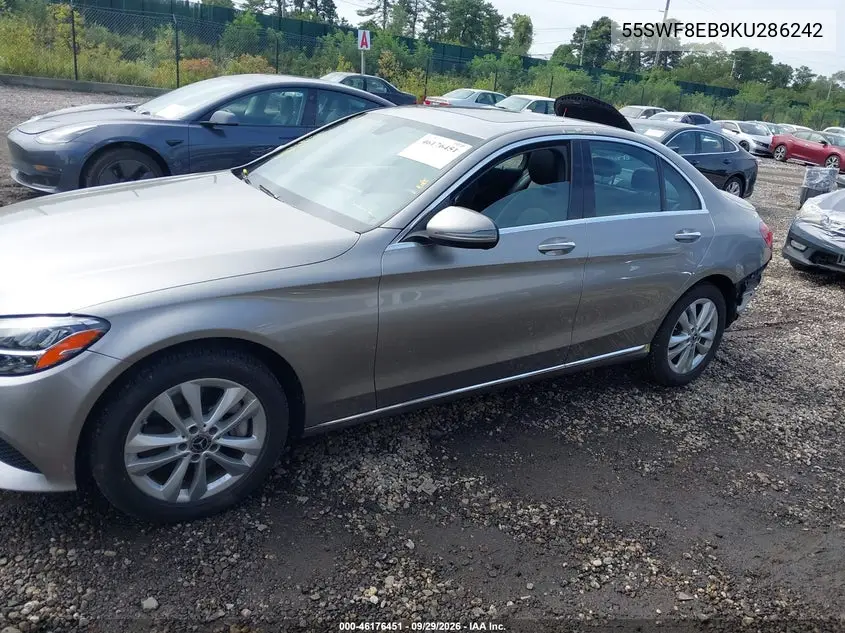 2019 MERCEDES C-KLASSE VIN 55SWF8EB9KU286242 — фото 14