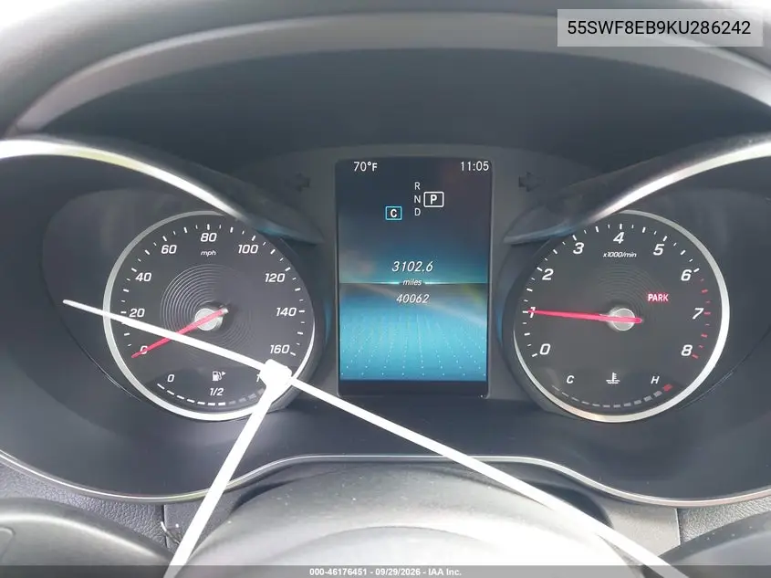 2019 MERCEDES C-KLASSE VIN 55SWF8EB9KU286242 — фото 15
