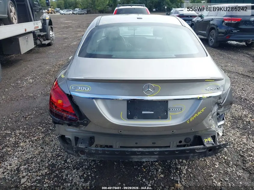 2019 MERCEDES C-KLASSE VIN 55SWF8EB9KU286242 — фото 16
