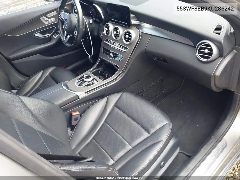 2019 MERCEDES C-KLASSE VIN 55SWF8EB9KU286242 — фото 5