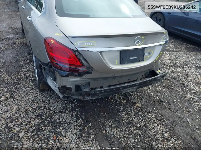 2019 MERCEDES C-KLASSE VIN 55SWF8EB9KU286242 — фото 6