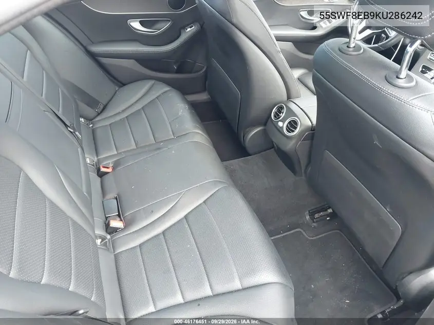 2019 MERCEDES C-KLASSE VIN 55SWF8EB9KU286242 — фото 8