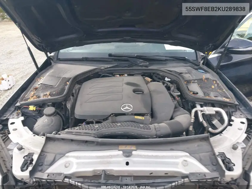 2019 MERCEDES C-KLASSE VIN 55SWF8EB2KU289838 — фото 10