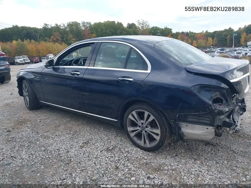 2019 MERCEDES C-KLASSE VIN 55SWF8EB2KU289838 — фото 15