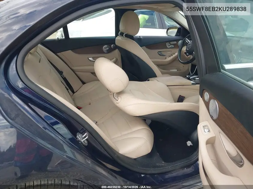 2019 MERCEDES C-KLASSE VIN 55SWF8EB2KU289838 — фото 8