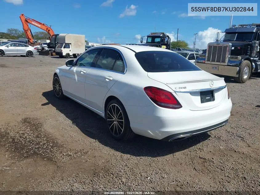 2019 MERCEDES C-KLASSE VIN 55SWF8DB7KU302844 — фото 3