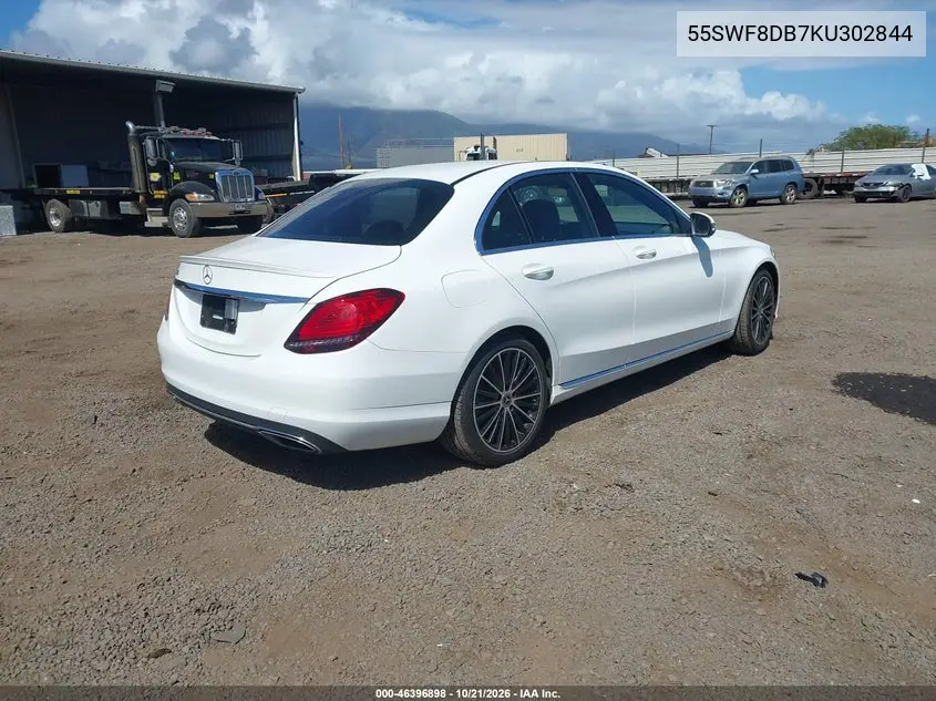 2019 MERCEDES C-KLASSE VIN 55SWF8DB7KU302844 — фото 4