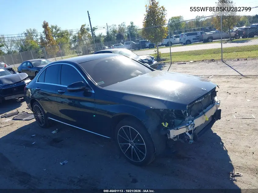 MERCEDES C-KLASSE 2019, VIN 55SWF8EB5KU282799